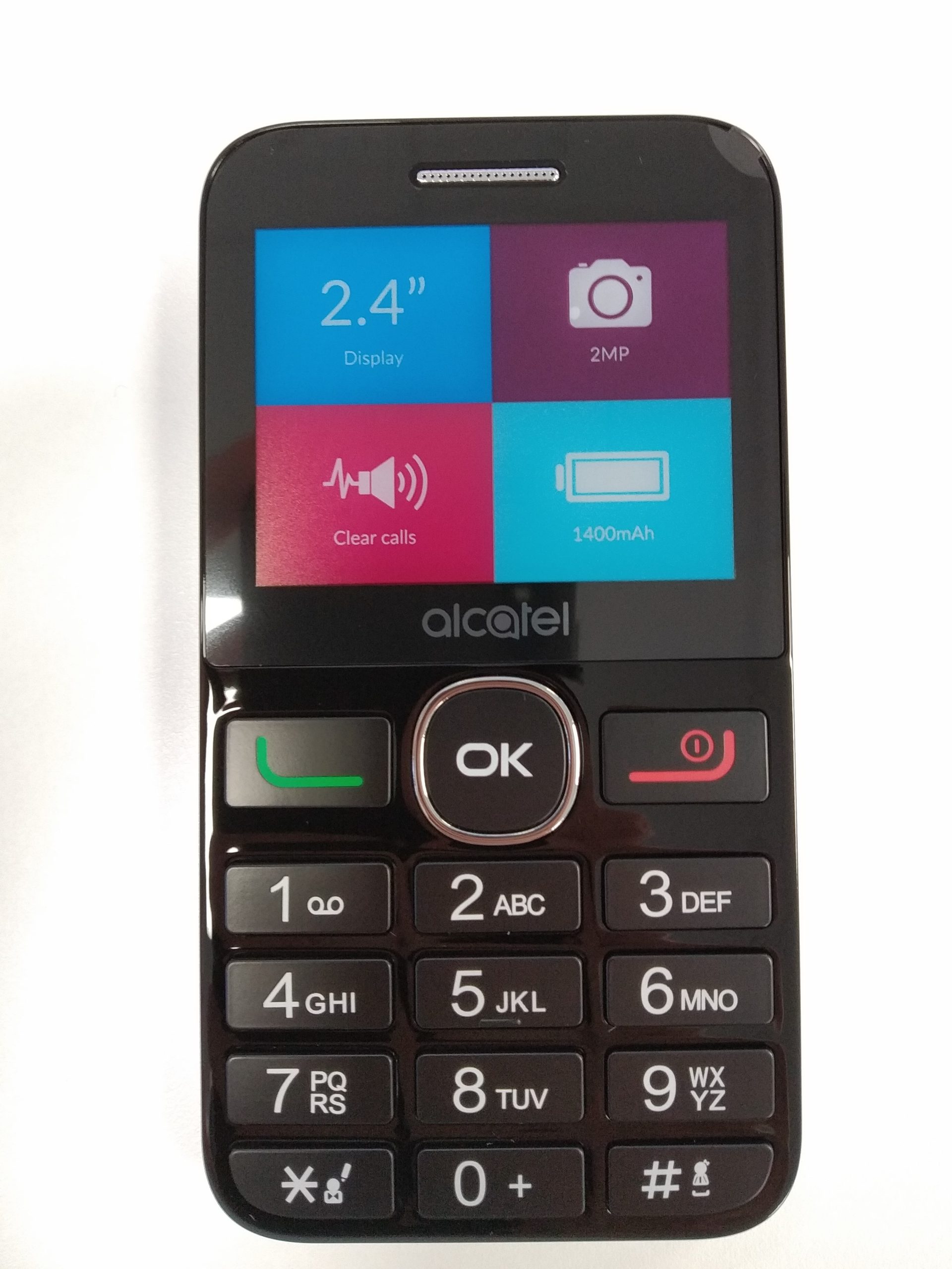 Alcatel 2008G - Móvil para personas mayores con botón SOS - Abubu
