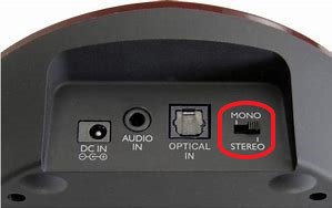 Rear charging base with marked mono stereo function