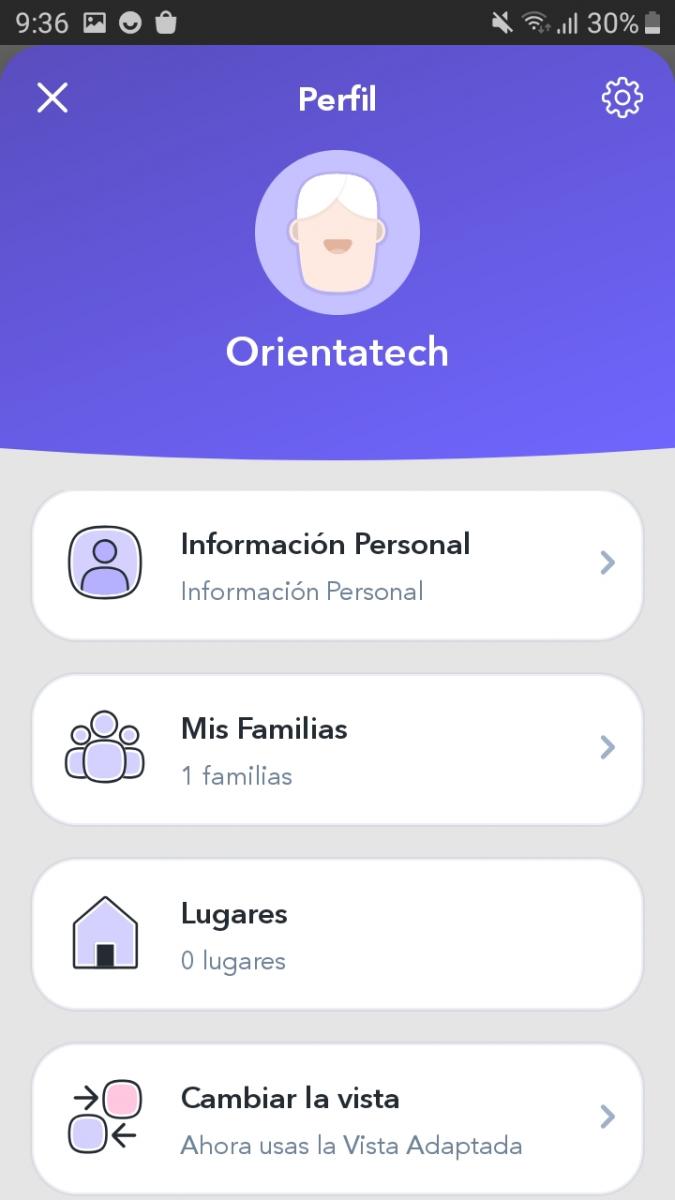 Profile interface