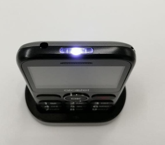 Image showing phone flashlight on