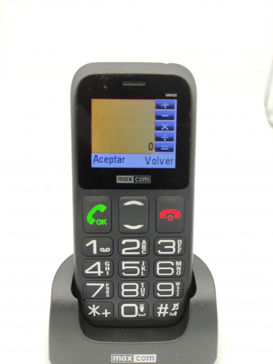 Imagen que muestra la calculadora del Maxcom MM426.
