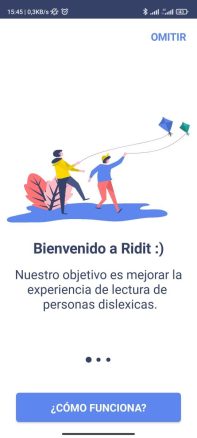 "Welcome to Ridit :)" Infographic : Our goal is to improve the reading experience of dyslexics