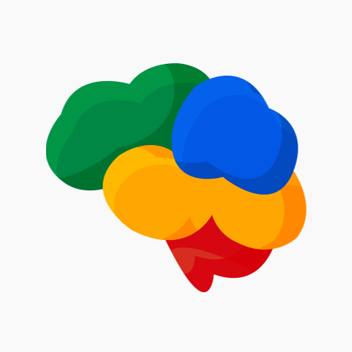 Logo app Focus: Cerebro de colores