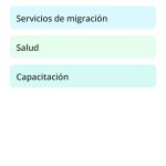 Se muestra la página para seleccionar los tres intereses comentados, ordenados de arriba a abajo en el orden descrito.