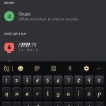 Search for contacts by keyboard