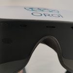 Image showing the bottom buttons of the VR goggle