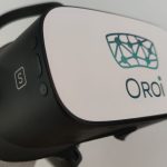 Imagen que muestra los botones laterales de la gafa VR