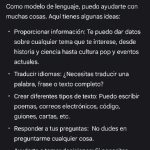 Conversación con Gemini. En la parte superior tenemos la pregunta que se le realiza, en la parte central tenemos el resumen generado por Gemini. Y en la parte inferior tenemos el cuadro de texto para seguir preguntándole.