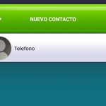 Imagen en la que se muestran los contactos guardados en la aplicación Contactos de Whatsapp
