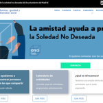 Image of the home page of the soledadnodeseada.es website